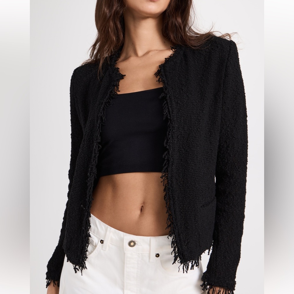 Iro black Shavani jacket sz 38
